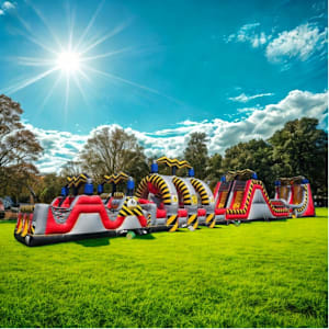 110' High Voltage Super Obstacle Course