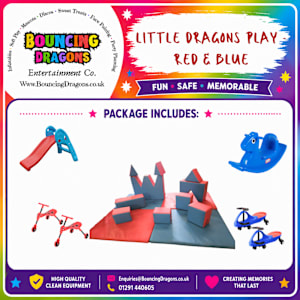 Little Dragons Play Package - Red & Blue
