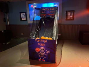 Pumpkin Dunk Themed Basketball Game Hire