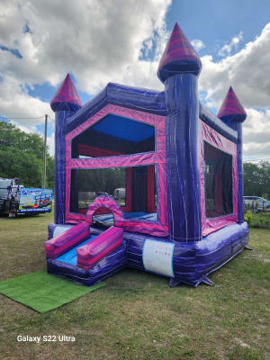 Pink & Purple Bounce House