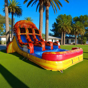 17' Fiesta Dual Lane Water Slide