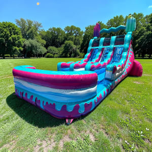 17' Freeze Pop Falls Dual Lane Water Slide