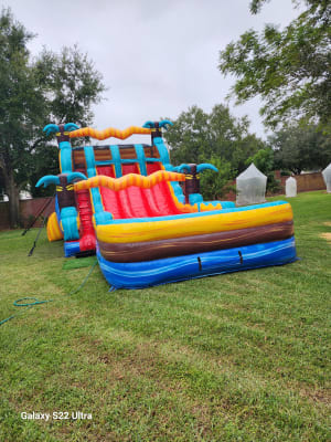 18 ft Triple Lane Tropic shock