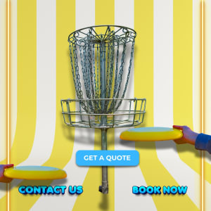Frisbee Disc Golf Challenge Hire