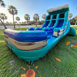 17' Bahama Wave Dual Lane Water Slide