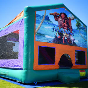 Moana Medium Bouncy Castle Simply Amazing Castles