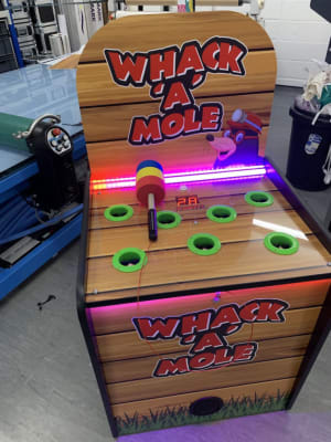 Funfair Games and Arcade Attractions: Whack a Mole Whack a Mole Arcade Game