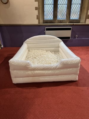 White Wedding Ball Pond
