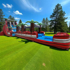 24' Buccaneer Bay Double Lane Water Slide