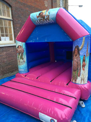 Pink Blue Moana Bouncy Castle Hire In Bexley Welling Sidcup Dartford