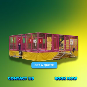6 Bed Trampoline Trailer