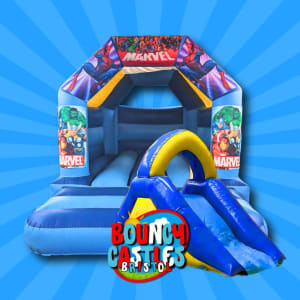 Superhero Castle and slide combi
