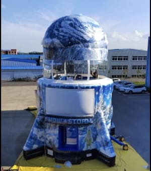 Snow Storm 35ft Tall 6 Person Parachute Ride