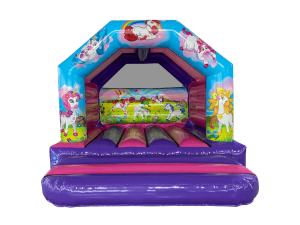 Unicorn Bouncy Castle - 12ft x 12ft