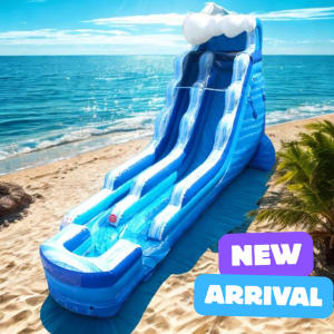 18' Wave Water Slide