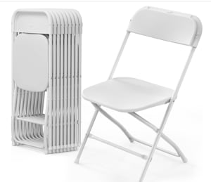 White Folding Chairs