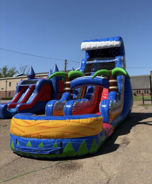 18' Blue Wave Water Slide