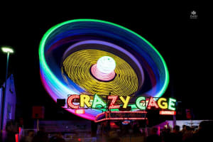Adult Funfair Ride - The White Knuckle Crazy Cage Crazy Cage Funfair Ride