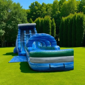 22' Tropical Wave Double Lane Water Slide