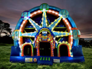 Ferris Wheel Bouncer with LED Lights Option