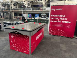 Air Hockey Table Hire - Bespoke Branded
