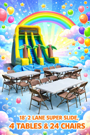 2 Lane Superslide Party