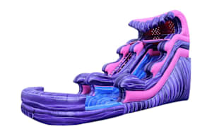 15' Purple Wave Water Slide