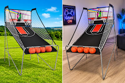 Double Non Inflatable Basketball Game Hire