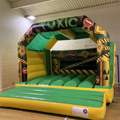 Toxic Adult Castle, a adult bouncy castle for hire from Playdays Parties