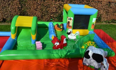 Farmyard Playzone (13 x 17ft), a soft play set for hire from Airscape Events