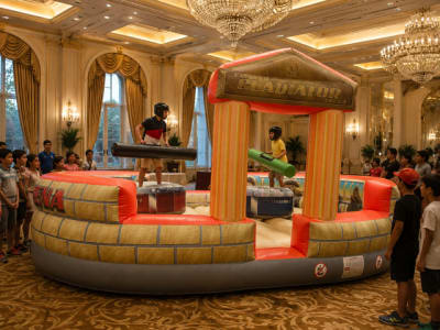 Gladiator Hire - Gladiator Jousting Hire, a inflatable game for hire from Funday Entertainment