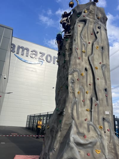 Mobile climbing wall enterprise hire
