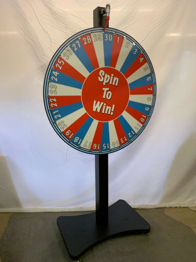 Spin The Wheel Hire  London & Nationwide - JS Fun Event Hire