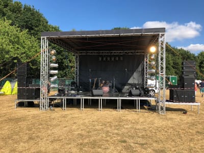 6x6m event stage hire Leeds