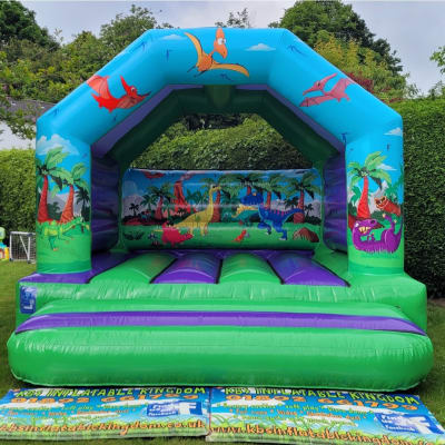 Dinosaur Bouncy Castle, a bouncy castle for hire from KBS Inflatable Kingdom