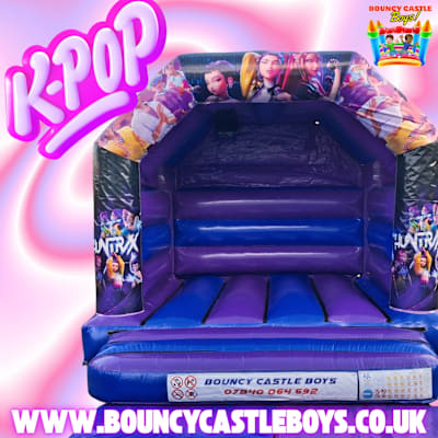 12ft x 15ft K-Pop Character Castle, a bouncy castle for hire from Bouncy Castle Boys