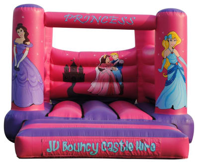 12 x 15ft Princess Bouncy Castle, a bouncy castle for hire from JV Bouncy Castle Hire