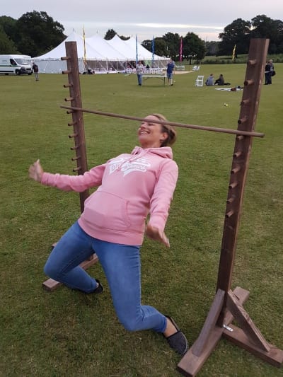 Limbo, a inflatable game for hire from 1st Choice Inflatables