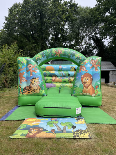 Low Height Jungle Themed Bouncy Castle, a bouncy castle for hire from Bounce N Fun