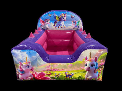 Unicorn Ball Pit, a soft play set for hire from Bouncy Boss