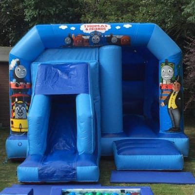 Thomas The Tank Engine Combo, a bouncy castle for hire from Bounce About Sussex