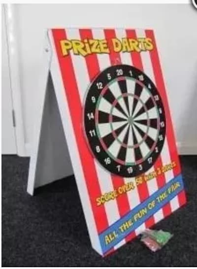 Prize Darts Side Stall Game, a inflatable game for hire from Wallington Bouncy Castles