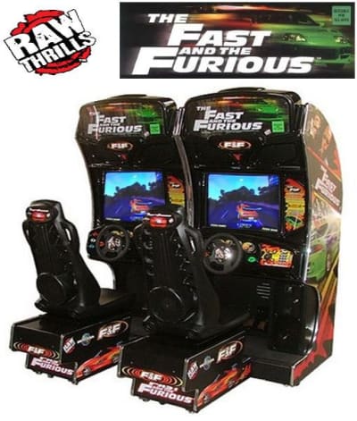 Fast and Furious twin arcade machine hire