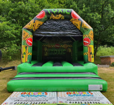 Adult Toxic 18ft x 22ft Bouncy Castle, a adult bouncy castle for hire from Allsorts Inflatables