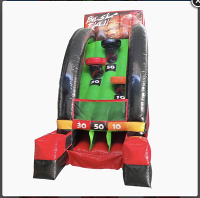Basketball shootout inflatable, a inflatable game for hire from Bounce N Fun