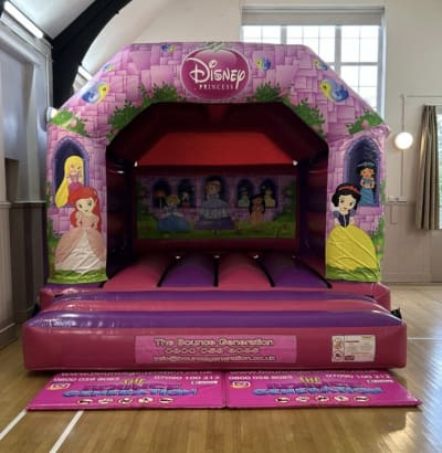 Disney Princess Bouncy Castle (15x12ft), a bouncy castle for hire from The Bounce Generation