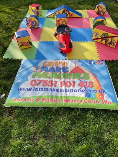 Super Hero Soft Play, a soft play set for hire from Let's Make Memories