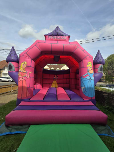 17 ft x 13 ft Princess Castle, a bouncy castle for hire from Jump & Bounce
