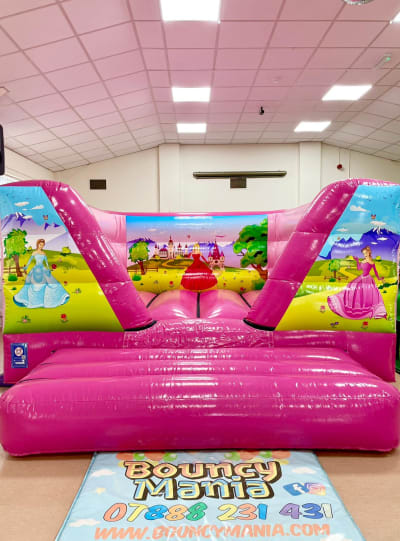 Low Height Princess Castle, a bouncy castle for hire from Bouncy Mania