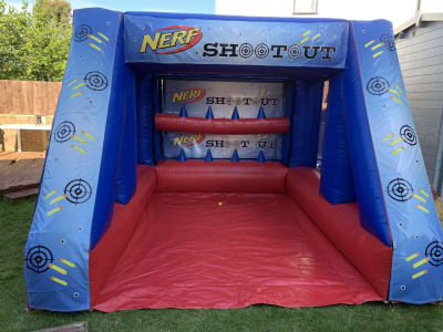 Foam Darts Bunker, a inflatable game for hire from Epic Inflatables & Soft Play Hire